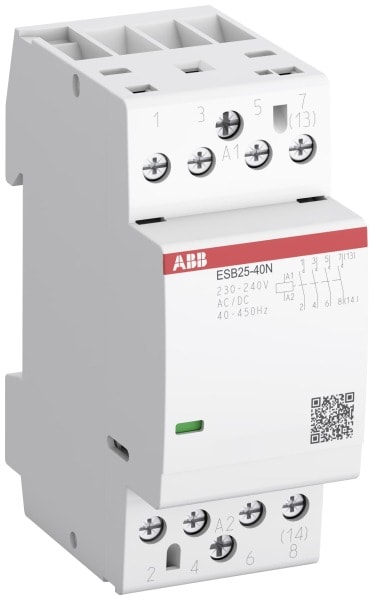 ABB - ESB Installationsschütz 25A 4S/0Ö 230-240V AC/DC