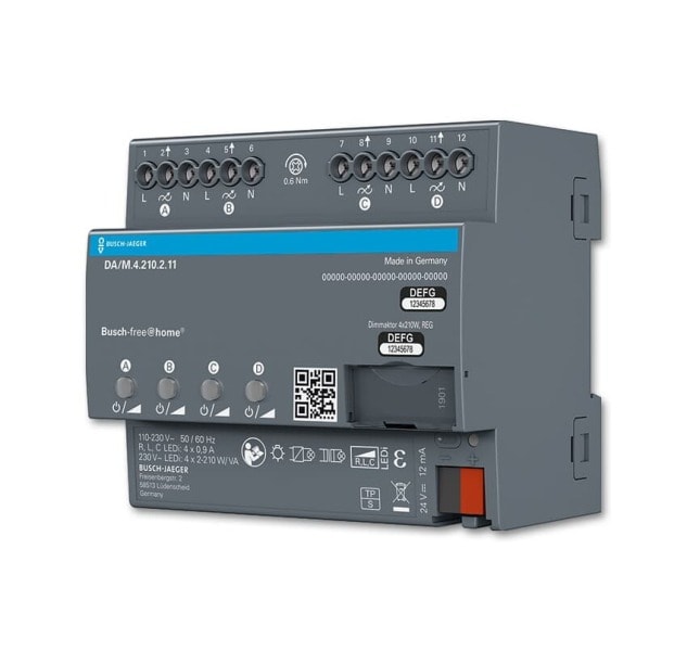 BUSCH-JAEGER - Dimmaktor 4-fach 210W - Busch-free@home TP