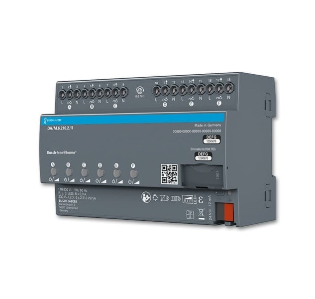 BUSCH-JAEGER - Dimmaktor 6-fach 210W - Busch-free@home TP