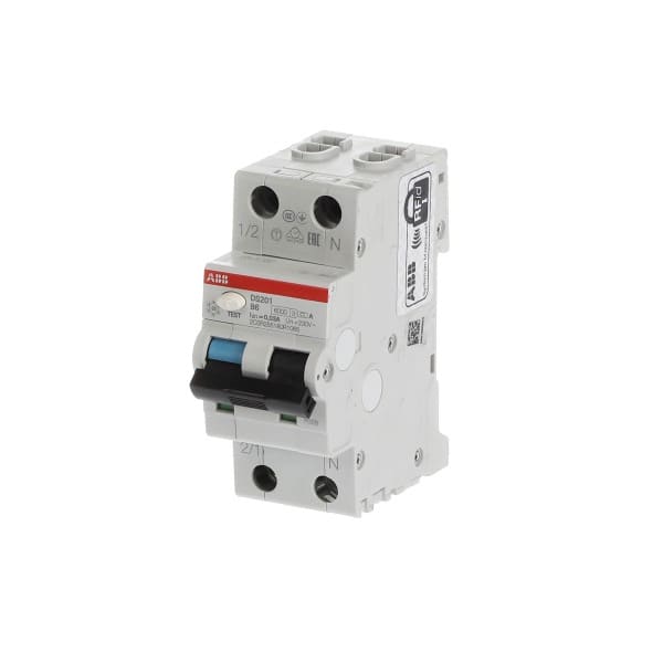 ABB - FI/LS Typ A 1+N-polig Charakteristik B Bemessungsstrom 6A 30mA 6kA