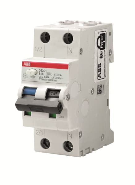 ABB - FI/LS Typ A 1+N-polig Charakteristik C Bemessungsstrom 13A 30mA 6kA