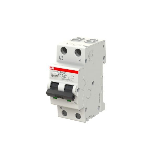 ABB - FI/LS Typ A 1+N-polig Charakteristik K Bemessungsstrom 25A 30mA 6kA