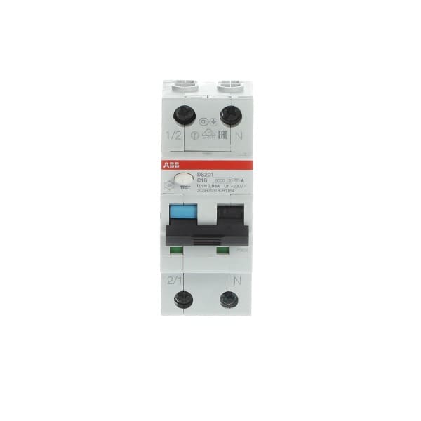 ABB - FI/LS Typ A 1+N-polig Charakteristik C Bemessungsstrom 16A 30mA 6kA