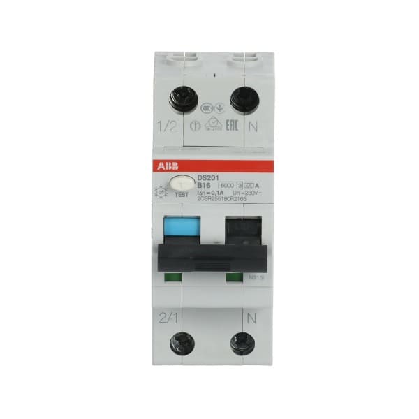 ABB - FI/LS Typ A 1+N-polig Charakteristik B Bemessungsstrom 16A 100mA 6kA