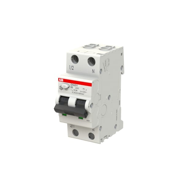 ABB - FI/LS Typ A 1+N-polig Charakteristik K Bemessungsstrom 6A 300mA 6kA