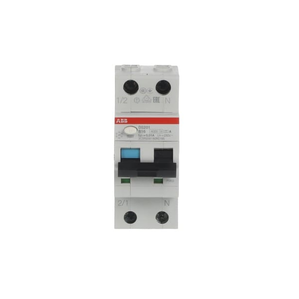 ABB - FI/LS Typ A 1+N-polig Charakteristik B Bemessungsstrom 16A 10mA 6kA