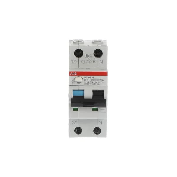 ABB - FI/LS Typ A 1+N-polig Charakteristik C Bemessungsstrom 10A 30mA 10kA