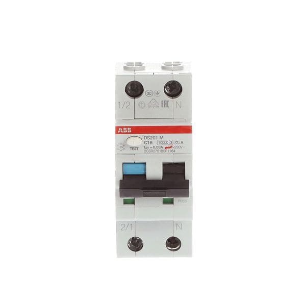 ABB - FI/LS Typ A 1+N-polig Charakteristik C Bemessungsstrom 16A 30mA 10kA