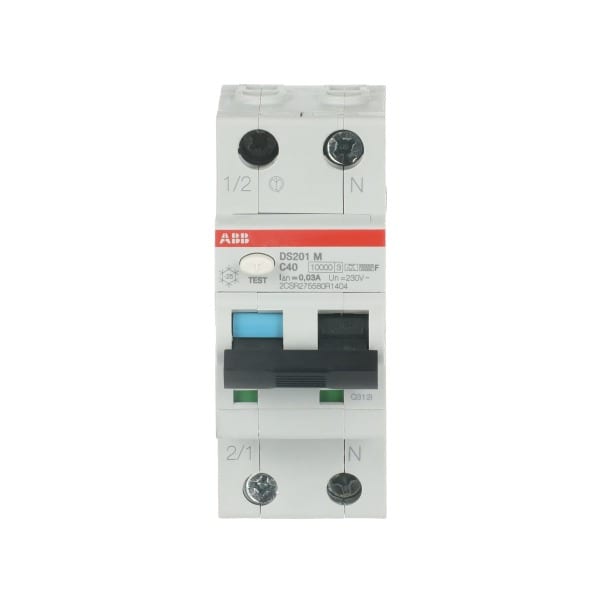 ABB - FI/LS 1+N-polig Typ F Charakteristik C 40A Bemessungsfehlerstrom 30mA 10kA