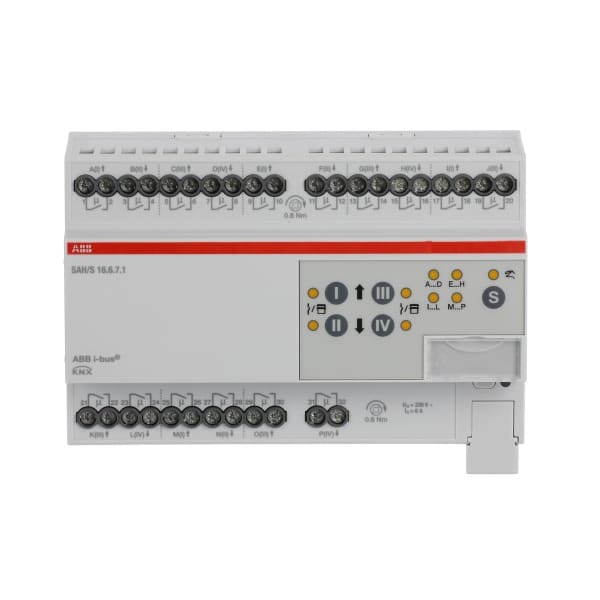ABB - KNX Schalt-/Jalousieaktor 16-fach 6 A REG