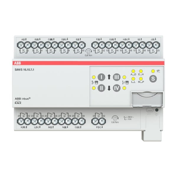 ABB - KNX Schalt-/Jalousieaktor 16-fach 10 A REG