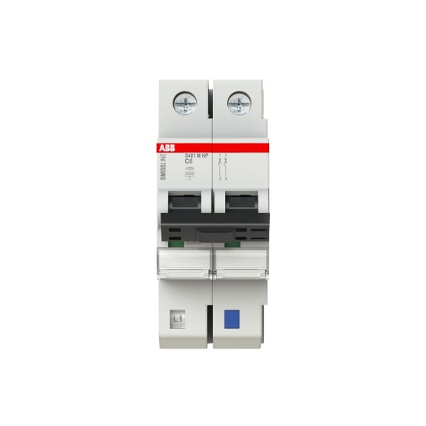 ABB - Sicherungsautomat - S400NP - 2P - 6 A - C(230 V) 10 kA
