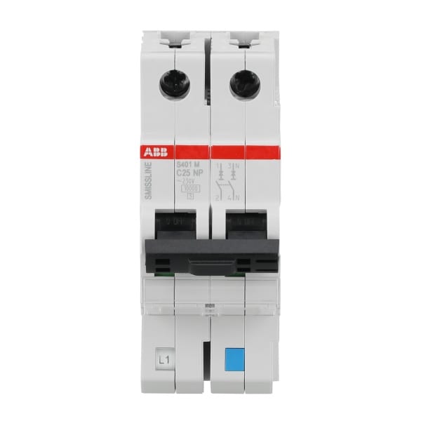 ABB - Sicherungsautomat - S400NP - 2P - 25 A - C(230 V) 10 kA