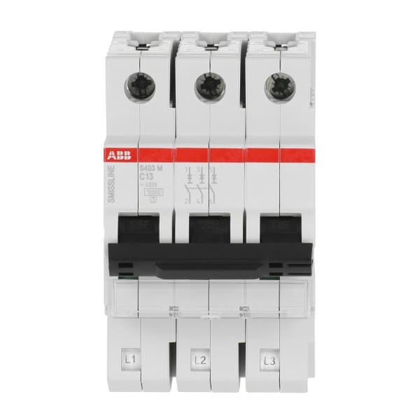 ABB - Sicherungsautomat - S400 - 3P - 13 A - C(230 V) 10 kA