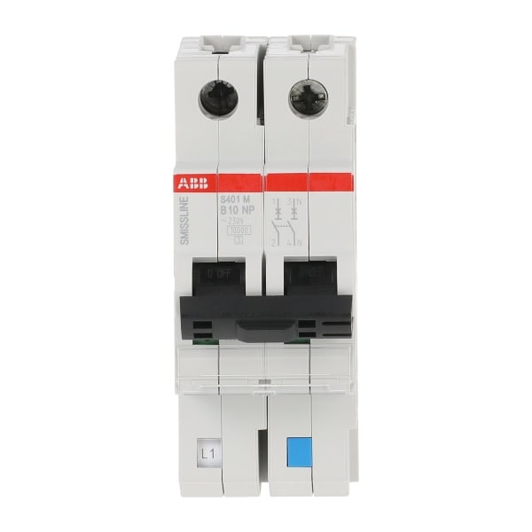 ABB - Sicherungsautomat - S400NP - 2P - 10 A - B(230 V) 10 kA