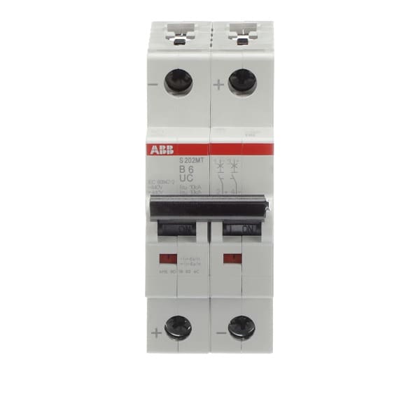 ABB - Sicherungsautomat - S200MTUC - 2P - 6 A - B(AC) 10 kA