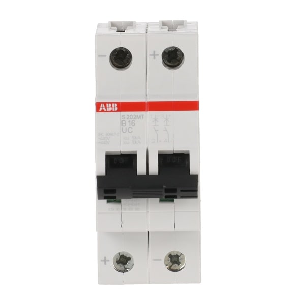 ABB - Sicherungsautomat - S200MTUC - 2P - 16 A - B(AC) 10 kA
