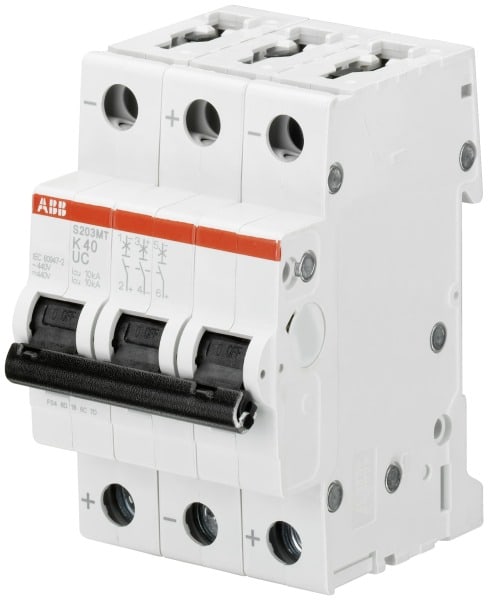 ABB - Sicherungsautomat - S200MTUC - 3P - 1.6 A - K(AC) 7.5 kA