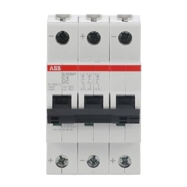 ABB - Sicherungsautomat - S200MTUC - 3P - 4 A - C(AC) 10 kA