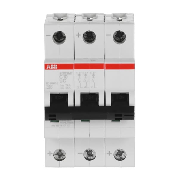 ABB - Sicherungsautomat - S200MTUC - 3P - 10 A - C(AC) 10 kA