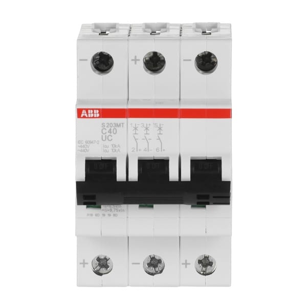 ABB - Sicherungsautomat - S200MTUC - 3P - 40 A - C(AC) 10 kA