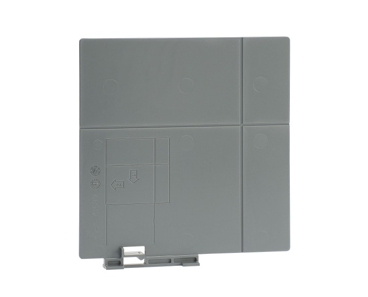 ABB - Phasentrennwand graue Kunststoffplatte VPE 6