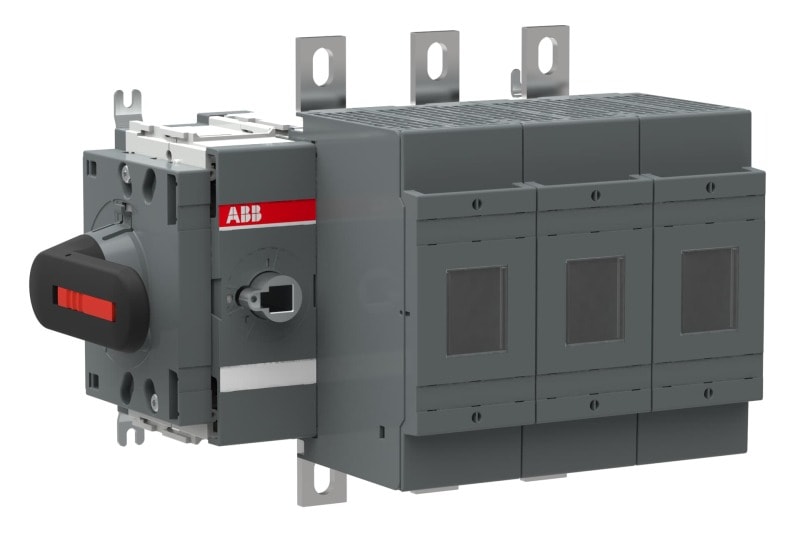 ABB - Sicherungslasttrennschalter 3P 400A m. mont. Griff seitliche Betätigung