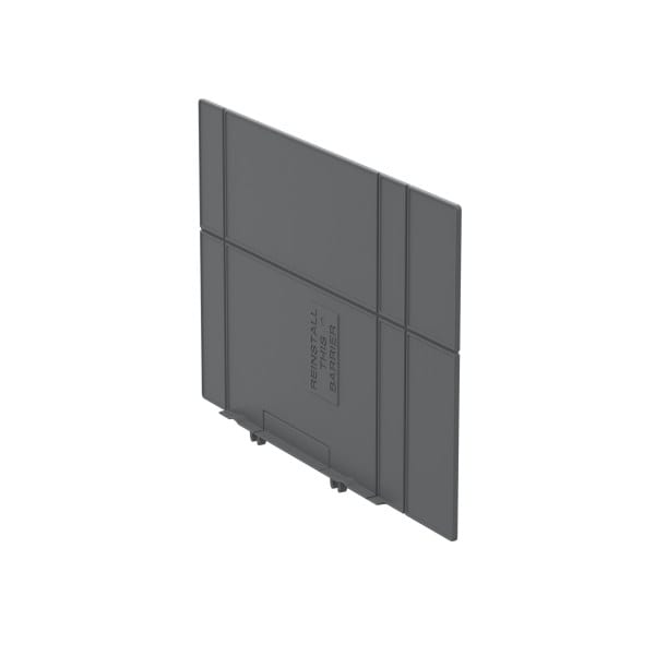 ABB - Phasentrennwand graue Kunststoffplatte VPE 6