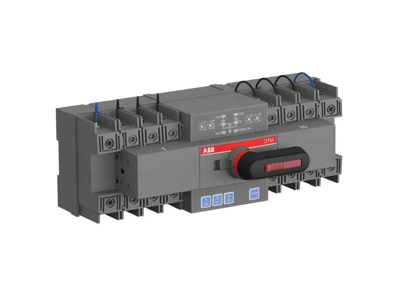 ABB - Automatischer Umschalter 4-polig 63 A 21D Steuereinheiteit Zugang oben I-0-II