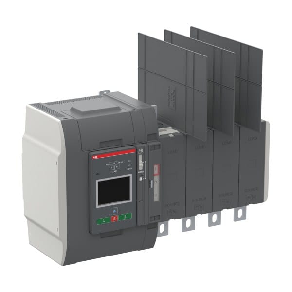 ABB - Automatischer Umschalter TruONE 3-pol + N 600 A Level 4 Zugang unten I-0-II UL