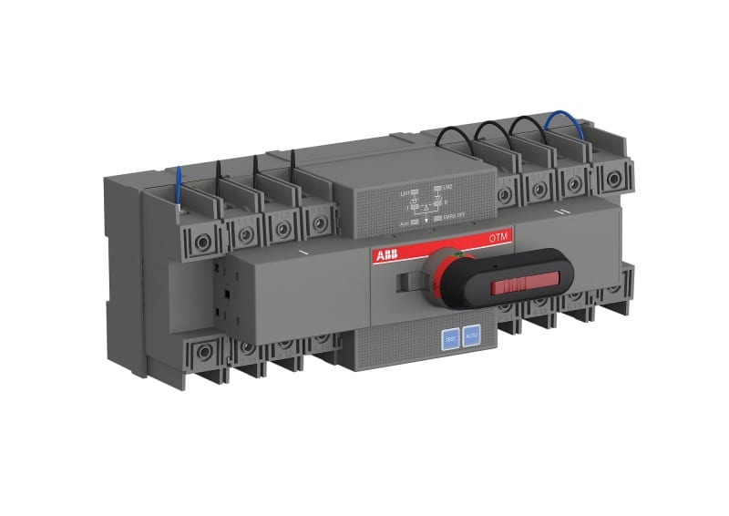 ABB - Automatischer Umschalter 4-polig 40A 20D Steuereinheit Zugang oben I-0-II