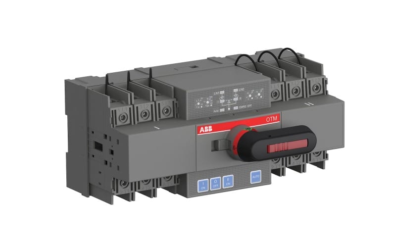ABB - Automatischer Umschalter 3-polig 63 A 21D Steuereinheiteit Zugang oben I-0-II