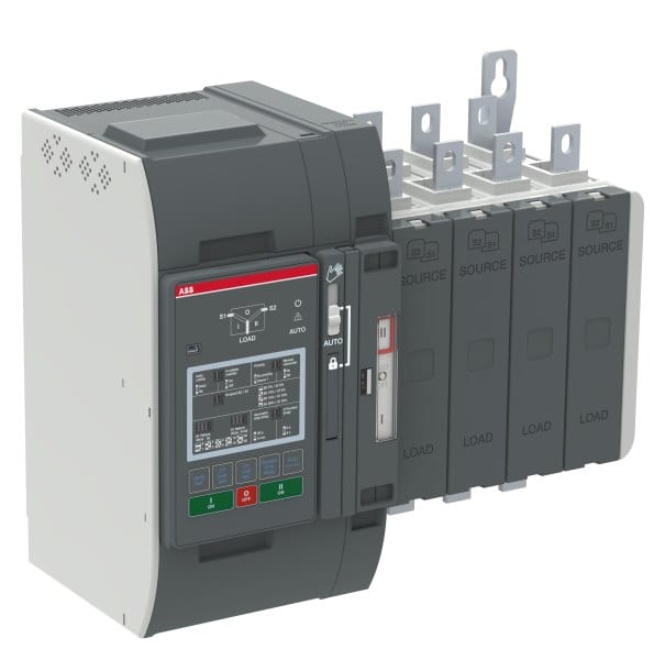 ABB - Automatischer Umschalter TruONE 3-pol + N 200 A Level 2 Zugang oben I-0-II UL