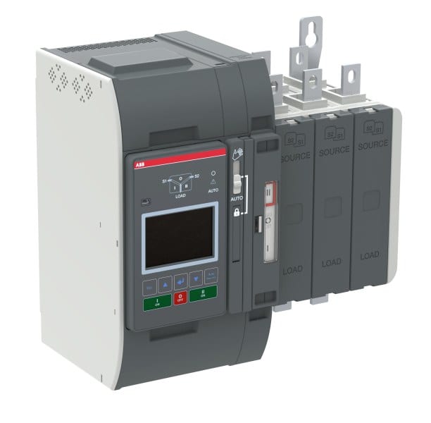 ABB - Automatischer Umschalter TruONE 3-polig 200 A Level 3 Zugang oben I-0-II UL