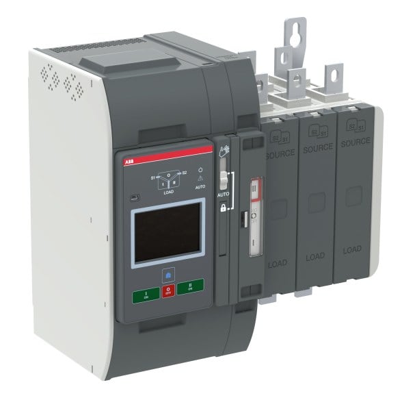 ABB - Automatischer Umschalter TruONE 3-polig 200 A Level 4 Zugang oben I-0-II UL