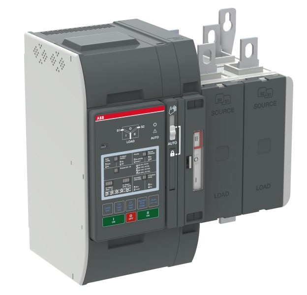 ABB - Automatischer Umschalter TruONE 1P+N 315 A Level 2 Zugang oben I-0-II