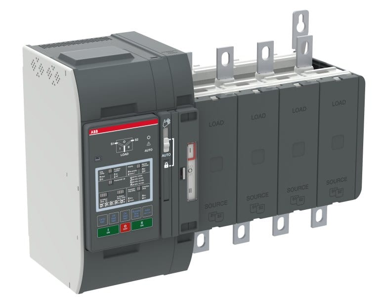 ABB - Automatischer Umschalter TruONE 3-pol + N 315 A Level 2 Zugang unten I-0-II