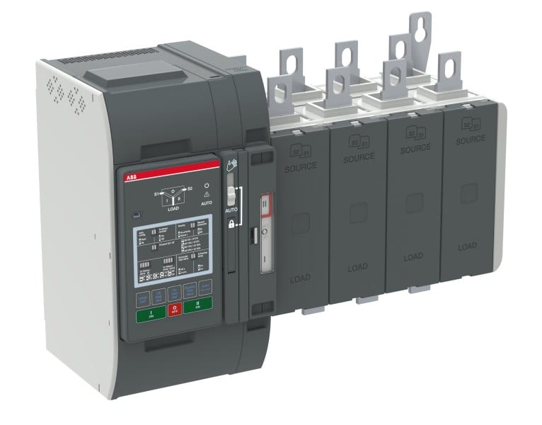 ABB - Automatischer Umschalter TruONE 3-pol + N 315 A Level 2 Zugang oben I-0-II