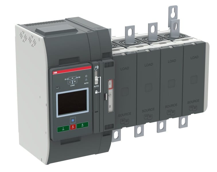 ABB - Automatischer Umschalter TruONE 3-pol + N 315 A Level 4 Zugang unten I-0-II
