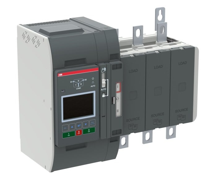 ABB - Automatischer Umschalter TruONE 3-polig 315 A Level 3 Zugang unten I-0-II