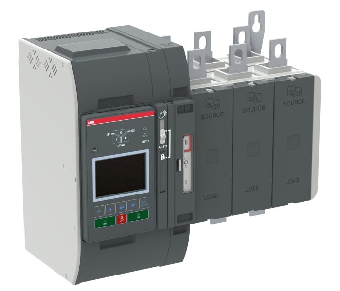 ABB - Automatischer Umschalter TruONE 3-polig 400 A Level 3 Zugang oben I-0-II