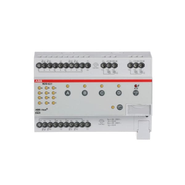 ABB - KNX Ventilantriebs-Controller 4-fach manuelle Bedienung REG