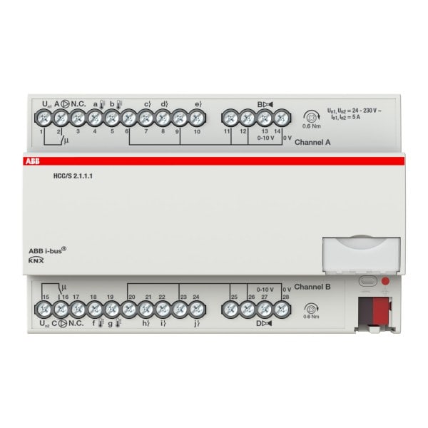 ABB - KNX Heiz-/Kühlkreis Controller 2-fach 0-10 V REG
