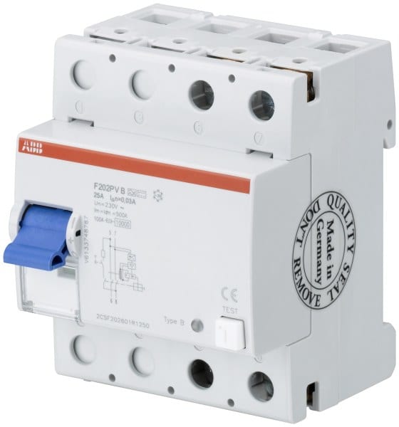 ABB - Fehlerstrom-Schutzeinrichtung 2-polig Typ B+ 63A Bemessungsfehlerstrom 300mA
