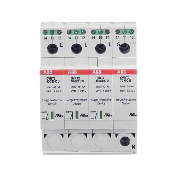 ABB - OVR T2 3N 40-320 P TS U SPD T2 4-polig Uc 320V TS UL