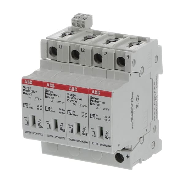 ABB - SPD T2 mit Reserve-Var. 230/400 V TNS 4P 4P Imax 40kA In 20kA Up 1 5kV TS