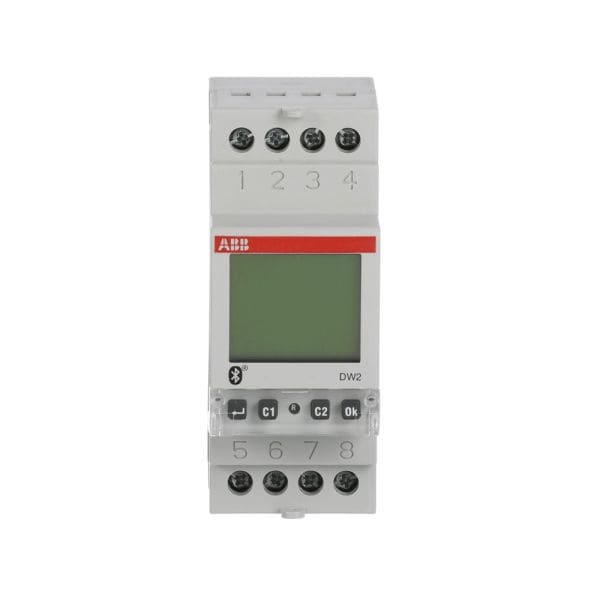 ABB - Digitale Wochenzeitschaltuhr 2 Kanal Schaltstrom 16A/230VAC Bluetoothschnittst