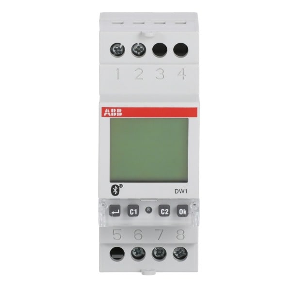 ABB - Digitale Wochenzeitschaltuhr 1 Kanal Schaltstrom 16A/230VAC Bluetoothschnittst