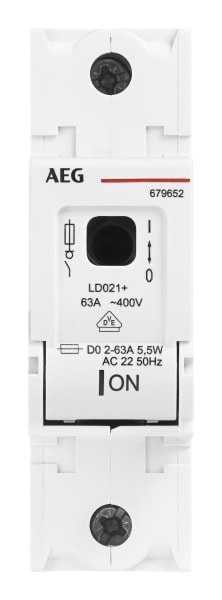 AEG - LD021+ - Sich.-Lasttrennschalter D02 1 polig , 63A