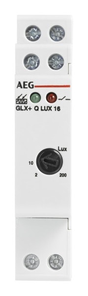 AEG - GLX+ Q LUX 16 - Dämmerungsschalter Modular, Helligkeitsbereich 2-200 lux